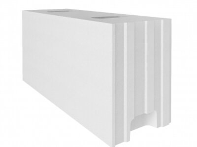 Блок силикатный среднеформатный для наружных стен СБС 1-180 мм (32 шт/под.)